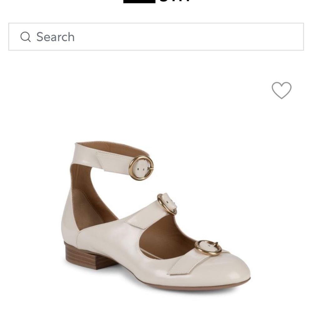 Chloe Leather Mary Jane tiered Flats - Picture 9 of 10